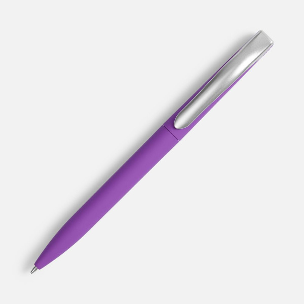 Ручка шариковая Pin Soft Touch, фиолетовая, 14,5х1,0 см