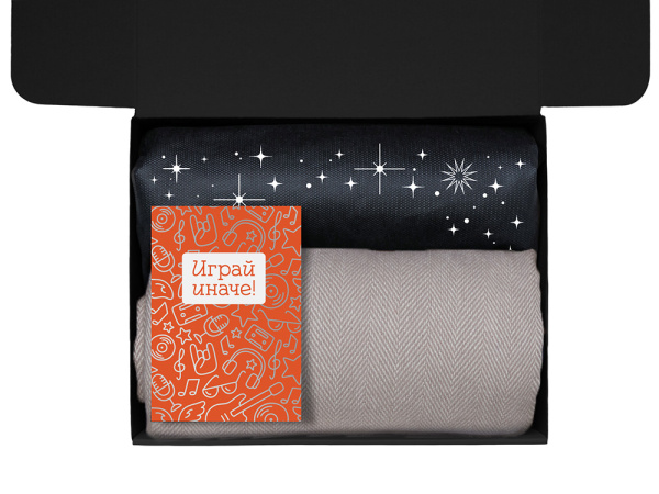 Подарочный набор «Re:y. Nest» с пледом, кружкой и вареньем, Цвет оранжевый