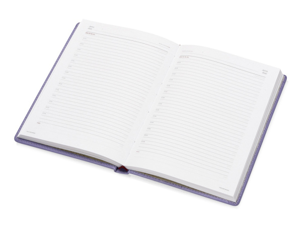 Ежедневник недатированный А5 «Velvet», Размер A5, Цвет сиреневый