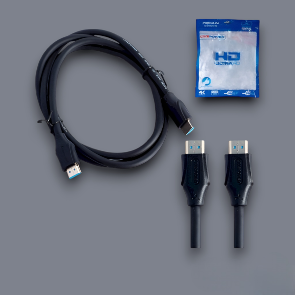 Кабель HDMI-HDMI H218 1,5м (4K 2.0V) резиновый / Подходит для подключения устройств с HDMI портами, таких как мониторы, телевизоры, проекторы и компьютеры