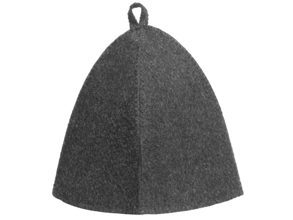 Банный набор из шапки, рукавицы и коврика «Calm», Цвет серый