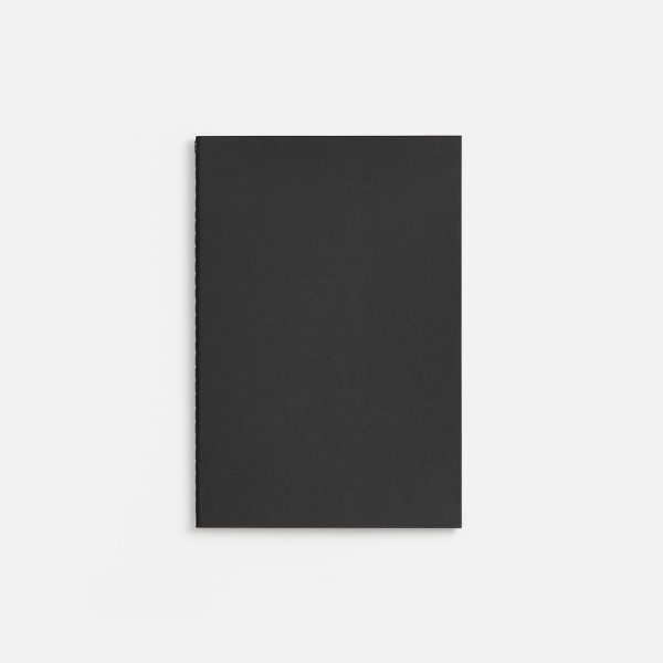 Блокнот Marco в клетку, черный, 20,7x14x0,6 см