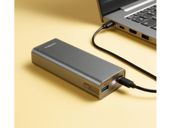 Внешний аккумулятор для смартфонов и ноутбуков «NEO PRO-100С», 9600 mAh, 45 Вт, Цвет серый