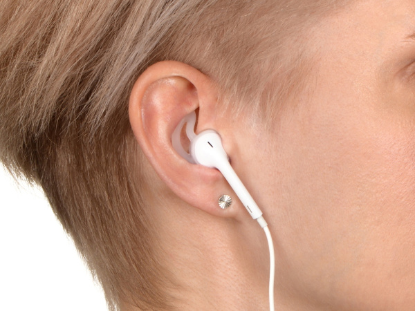 Беспроводные наушники «Get Up» с чехлом, Цвет белый