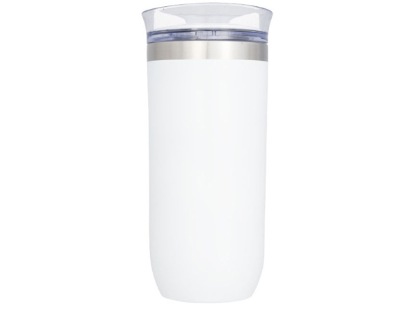 Вакуумная герметичная термокружка «Twist», Цвет белый