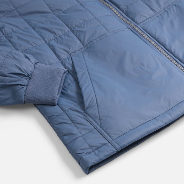 Куртка унисекс Warmbridge, синяя (джинс), XS–XXL