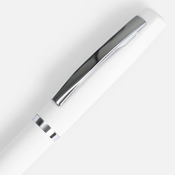Ручка шариковая Bolt Soft Touch, белая, 13,8х1,3 см