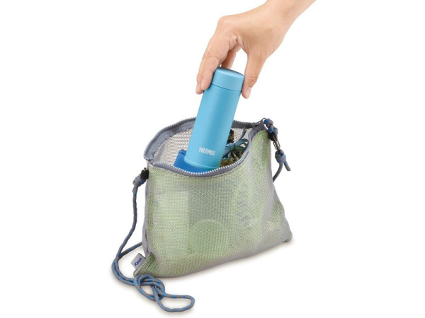 Термос «JOJ-120», 120 мл, Цвет голубой