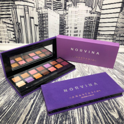 Палетка теней с зеркалом Anastasia Beverly Hills NORVINA, 14 оттенков + кисть