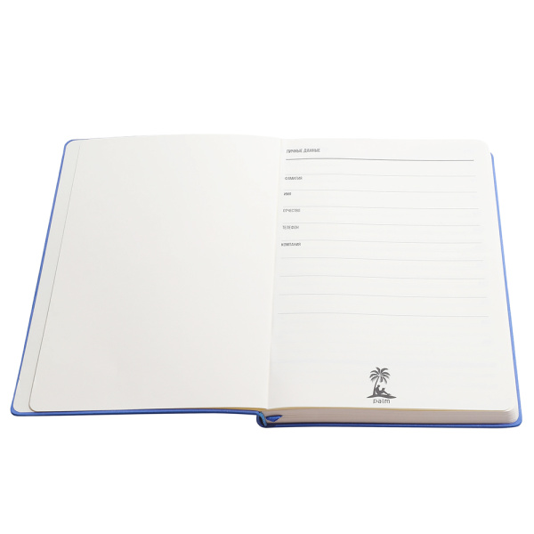 Ежедневник A5 недатированный Franco в мягком переплёте, синий