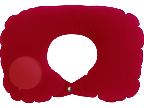 Подушка для путешествия с помпой «Push», Цвет красный
