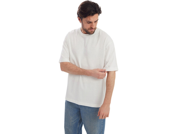 Футболка с пич отделкой «Kyoto», унисекс, Размер XL, Цвет молочный