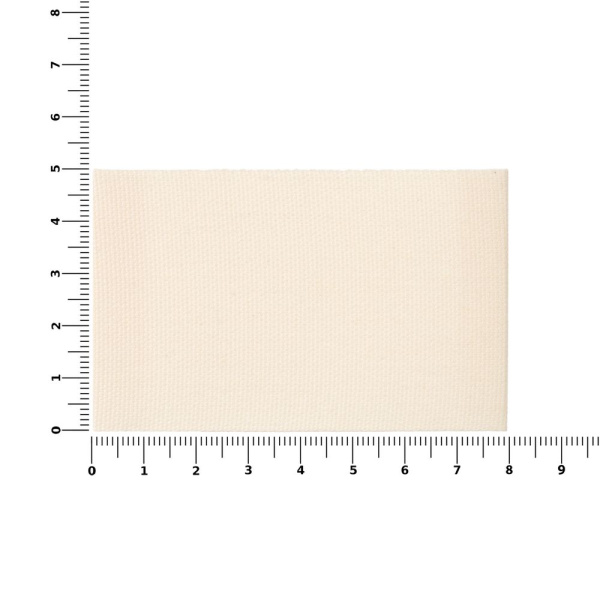 Лейбл хлопковый Doni, XL, неокрашенный, 5х8 см