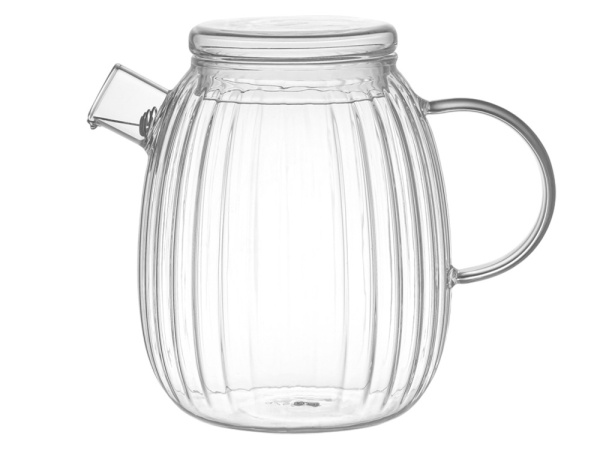 Стеклянный заварочный чайник с гранями «Prism», Цвет прозрачный