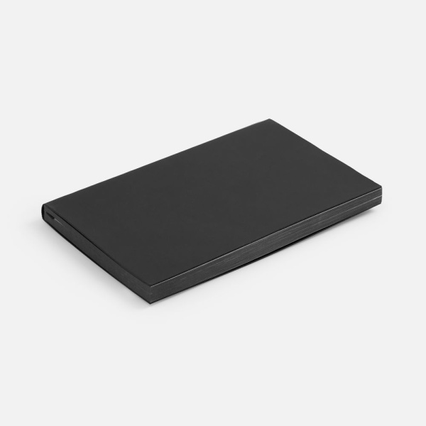 Ежедневник Flat Mini, недатированный, черный, 10x16x1 см