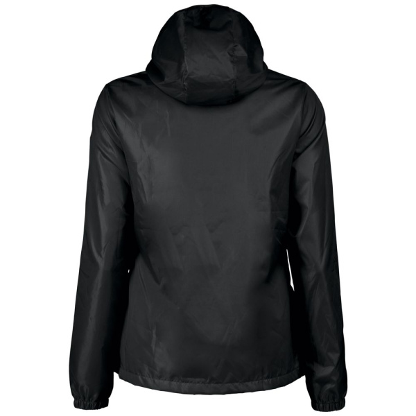 Ветровка женская Fastplant черная, S–XXL