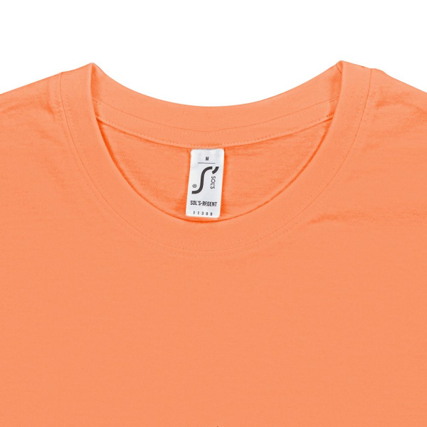 Футболка унисекс Regent 150, оранжевая (абрикосовая), XS–XXL