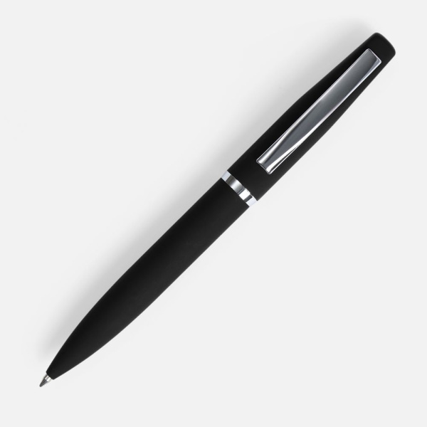 Ручка шариковая Bolt Soft Touch, черная, 13,8х1,3 см