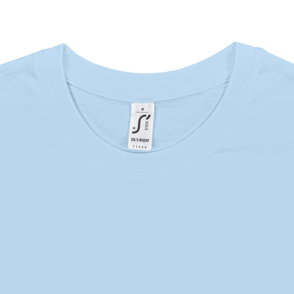 Футболка унисекс Regent 150, голубая, XXS–3XL