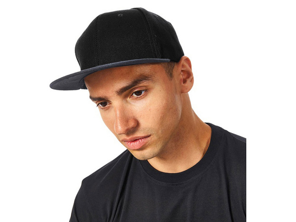 Бейсболка с прямым козырьком «Los Angeles 2.0», Цвет черный, серый меланж