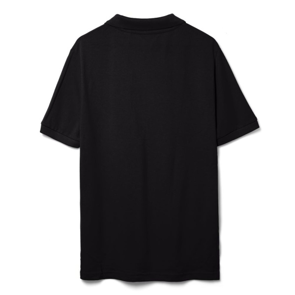 Рубашка поло мужская Adam, черная, S–XXL