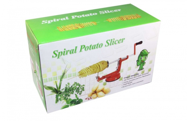 Машинка для резки картофеля спиралью Spiral Potato Slicer