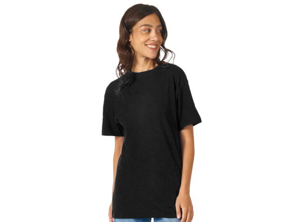 Футболка из текстурного джерси «Portofino», унисекс, Размер XS, Цвет черный