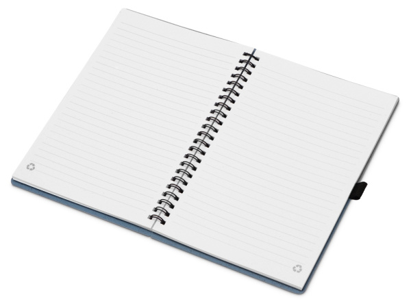 Блокнот А5 «Toledo M» с обложкой из пшеницы и пластика, Размер A5, Цвет синий