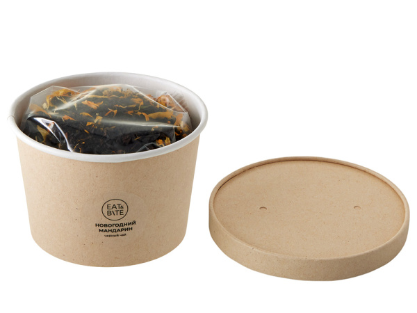 Чай черный «Новогодний мандарин», 50 гр., Цвет бежевый