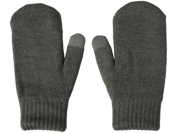 Варежки «Dunant», Цвет темно-серый меланж