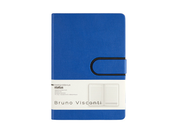 Ежедневник недатированный А5 «Status», Цвет синий