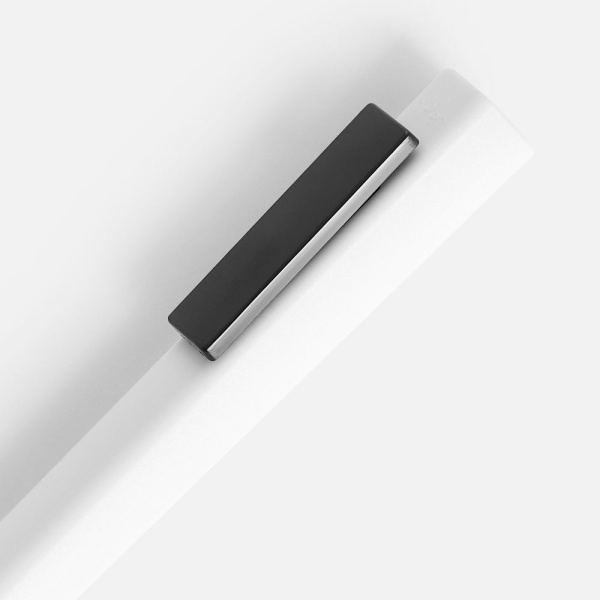 Ручка шариковая Swiper SQ, белая с черным, 14,5x1,1 см