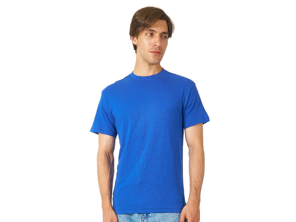 Футболка из текстурного джерси «Portofino», унисекс, Размер XL, Цвет классический синий