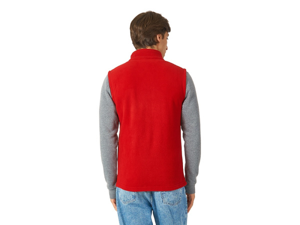 Жилет флисовый «Ibiza» мужской, Размер L, Цвет красный