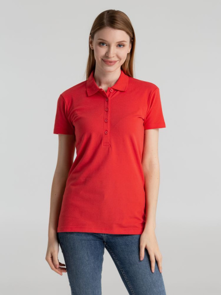 Рубашка поло женская Phoenix Women, красная, S–XXL