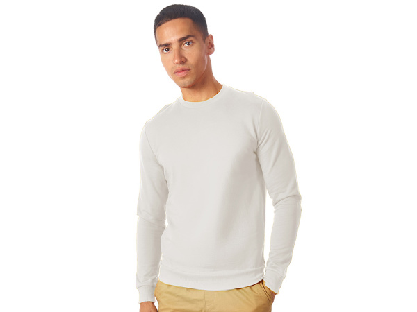 Свитшот «Motion» с начесом, унисекс, Размер 2XL, Цвет белый