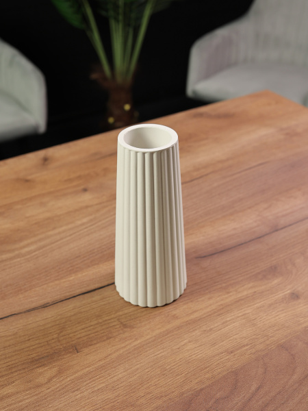 Ваза для сухоцветов декоративная из гипса, арт. g001001