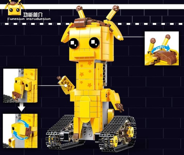 Радиоуправляемый конструктор Walking Brick Супер герой Mould King  Almubot
