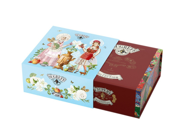 Подарочный набор c купажами чая «Цветущий сад» в подарочной упаковке, Цвет мультиколор