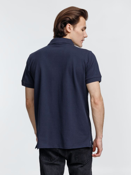 Рубашка поло мужская Virma Premium, темно-синяя, S–3XL