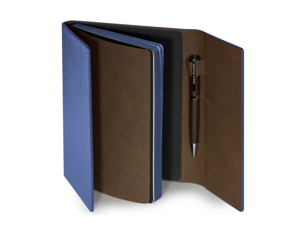 Ежедневник недатированный с магнитным клапаном А5 «Waltz», Цвет синий