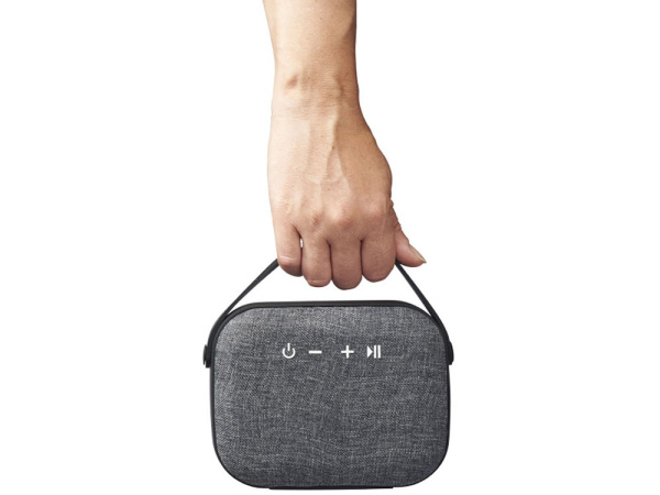 Динамик Bluetooth® с тканым материалом, Цвет черный