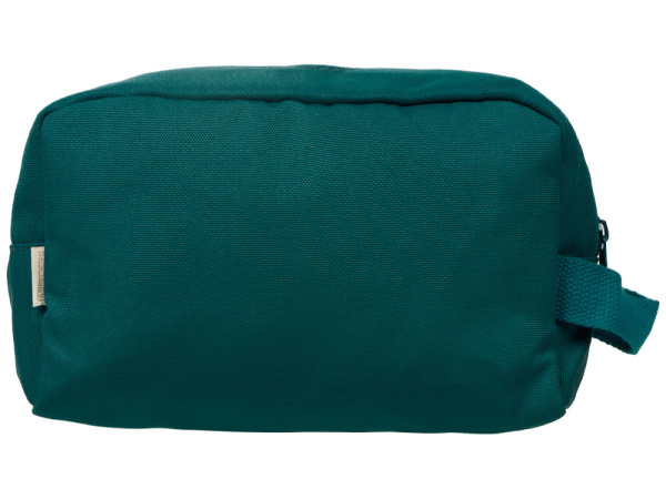 Косметичка из переработанной ткани «Lia», Цвет морская волна