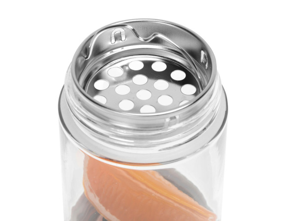 Бутылка для воды «FLAVOUR U SEE», Цвет серебристый