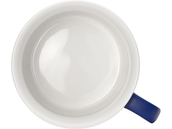 Кружка «Nancy», матовая, Цвет синий/белый