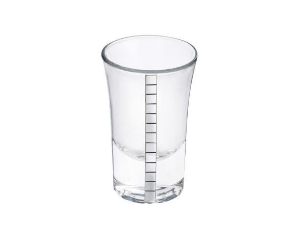 Набор для водки «Матрица», Цвет прозрачный/серебристый