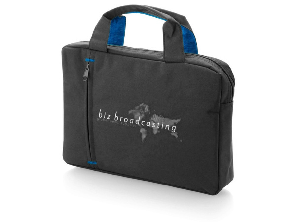 Сумка для документов «Troit», Цвет серо-синий, ярко-синий