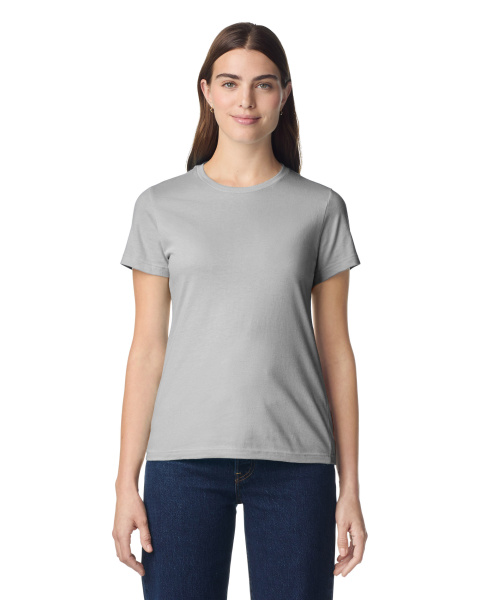 Футболка SOFTSTYLE WOMAN, ПЕПЕЛЬНО-СЕРЫЙ S
