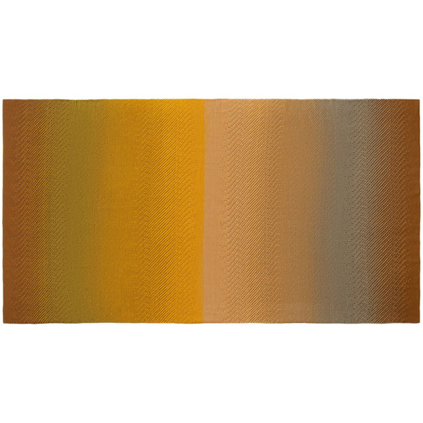 Плед Dreamshades, желтый с коричневым, 110х160 см