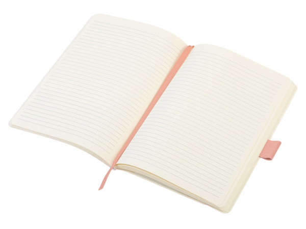 Блокнот А5 в гибкой обложке «Vision 2.0» soft-touch, Размер А5, Цвет пыльно-розовый